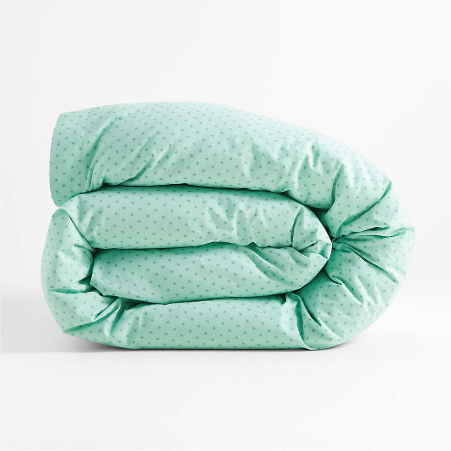 Green Modern Star Duvet and Insert Crate & Kids