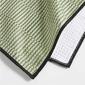 Crate and Barrel, Textured Terry Dish Towel, Set of 2 - Zola