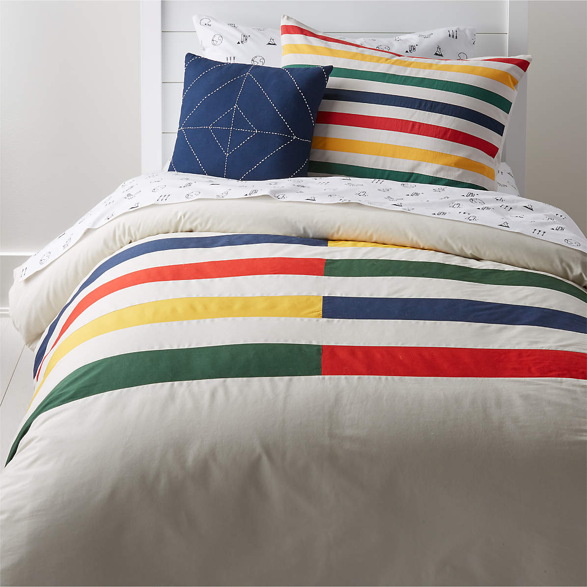 boys striped comforter