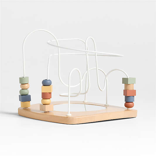 Modern Toddler Wooden Bead Maze