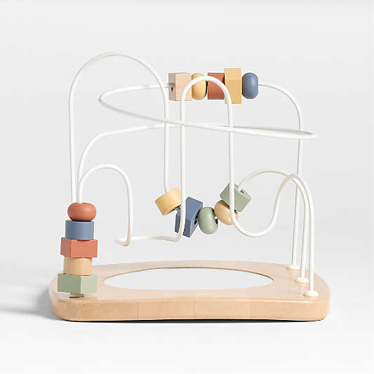 Modern Toddler Wooden Bead Maze