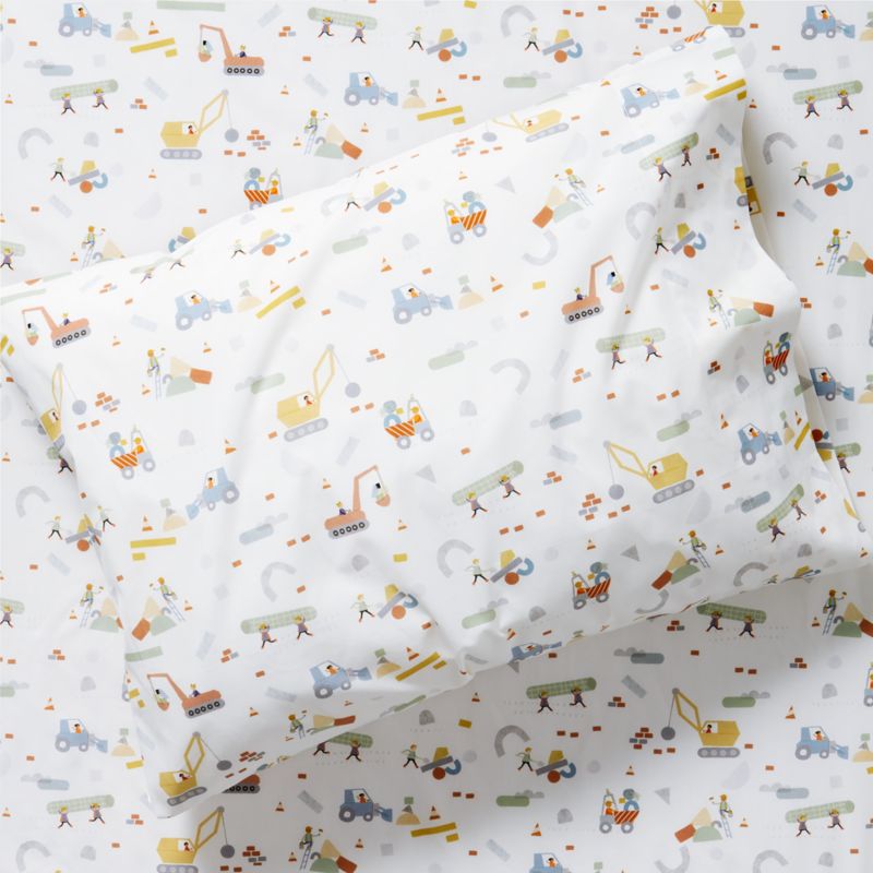 Modern Trucks Organic Cotton Kids Pillowcase