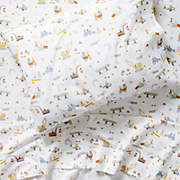 Stay Cool Modern Robot Organic Cotton Kids Full Sheet Set