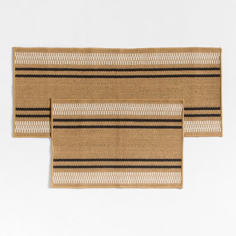 Modern Woven Stripe Indoor/Outdoor Doormat 24"x36" - image 1 of 4