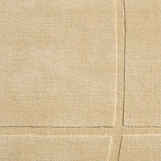 Modena Wool Handwoven Beige Rug Swatch 12"x18"