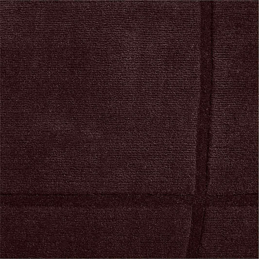 Modena Wool Handwoven Burgundy Area Rug 8'x10'