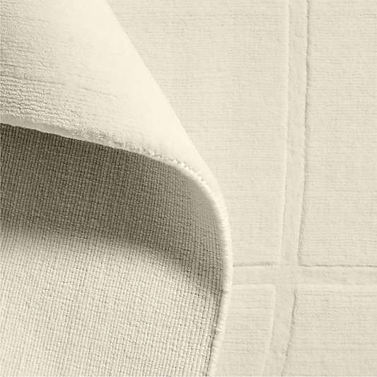 Modena Wool Handwoven Ivory Area Rug 8'x10'