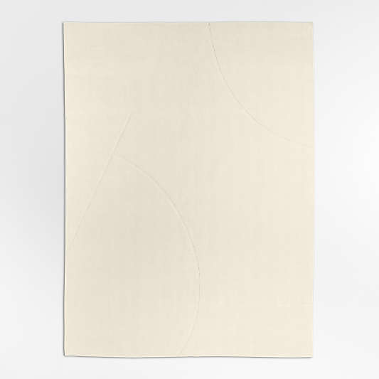 Modena Wool Handwoven Ivory Area Rug