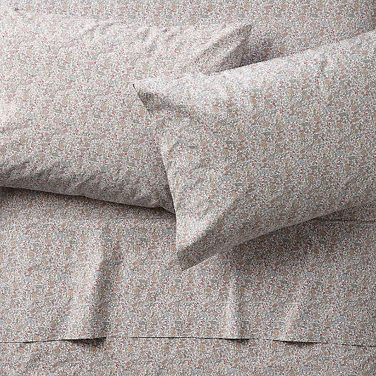 Organic Chic Floral Full Sheet Set