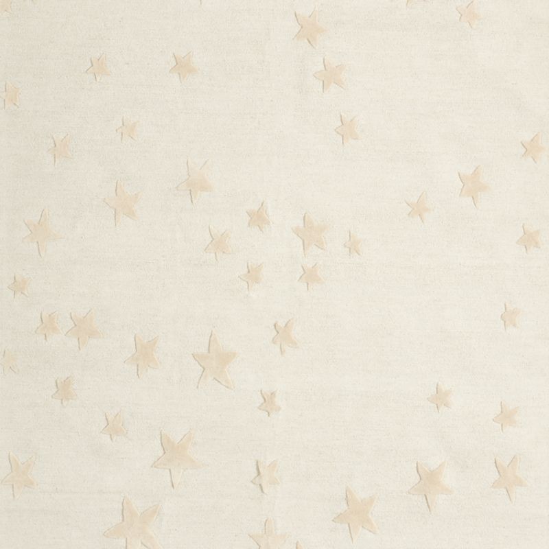 Modern Star Wool Pampas Ivory Kids Area Rug 5'x8' - image 1 of 13