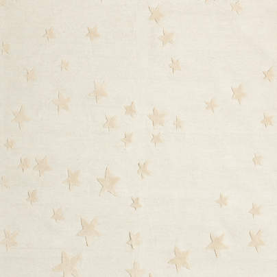 Modern Star Wool Pampas Ivory Kids 12"x18" Rug Swatch