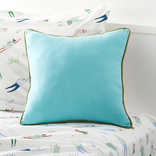 light turquoise throw pillows