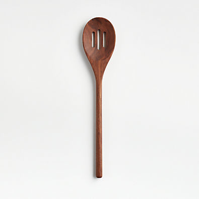 View Modern Walnut Slotted Spoon details