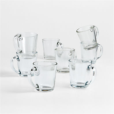 View Moderno 13.5-oz. Clear Coffee Mugs, Set of 8 details