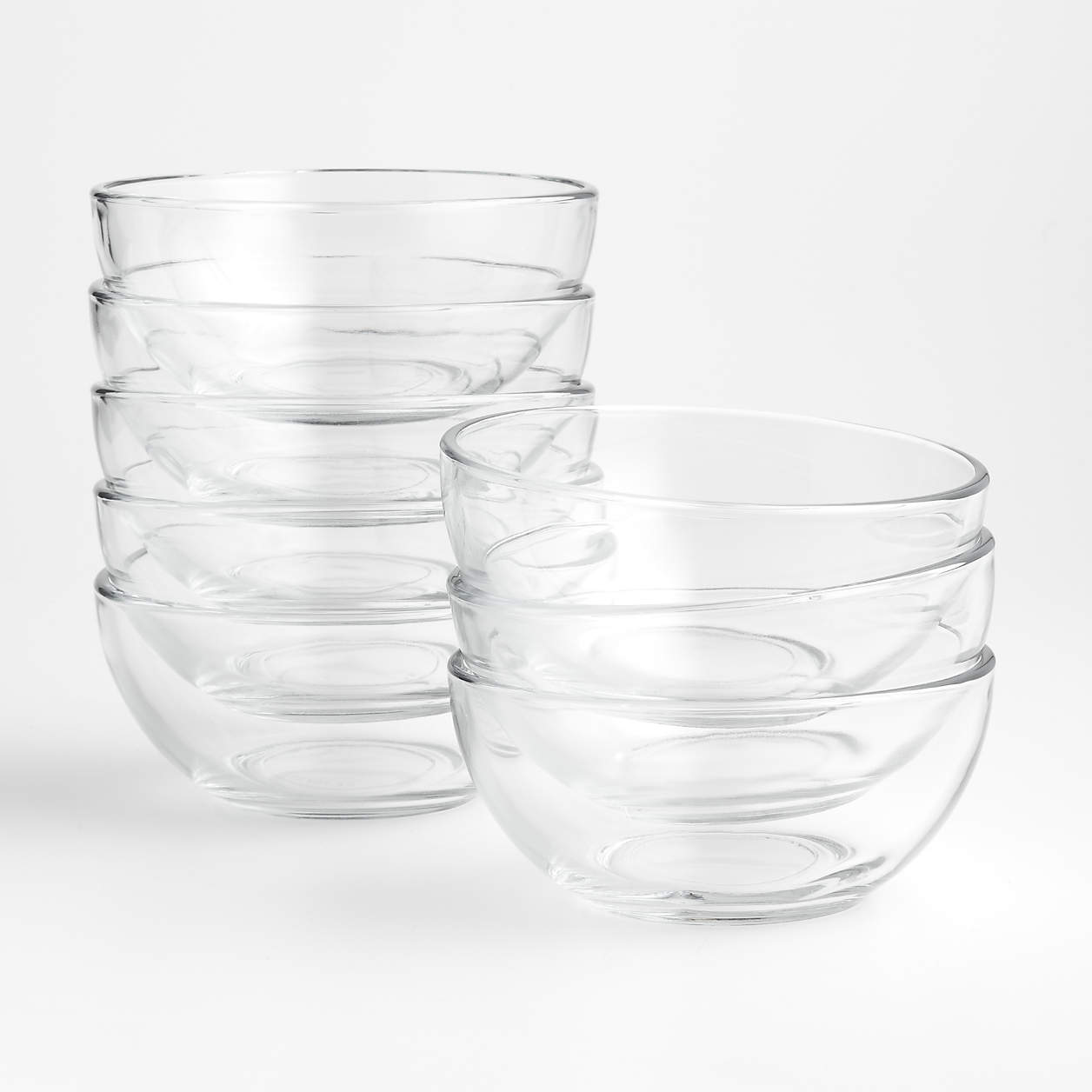 Moderno Glass Bowls, Set of Eight + Reviews Crate & Barrel Canada