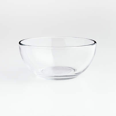 Moderno Glass Salad Plate + Reviews | Crate & Barrel