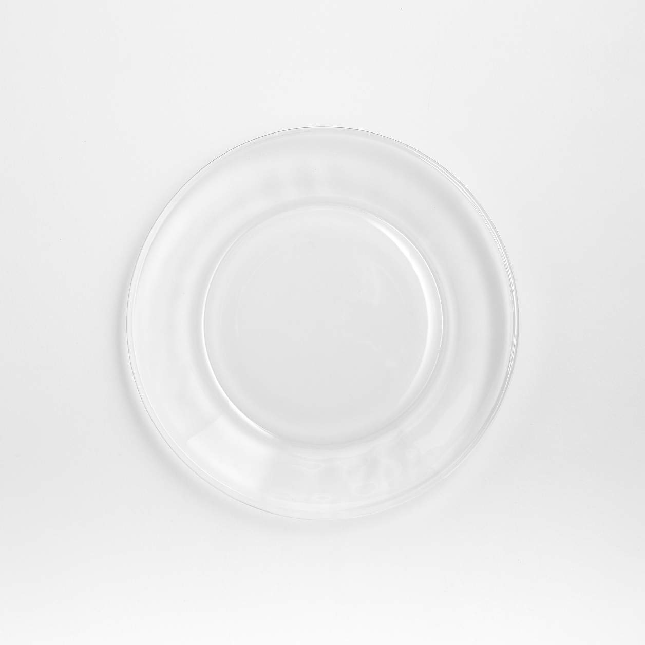 Moderno Glass Salad Plate + Reviews Crate & Barrel