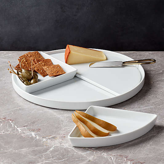 Modular Round 4-Piece Serving Set