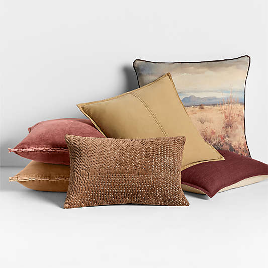 Mojave Desert Throw Pillow Arrangement