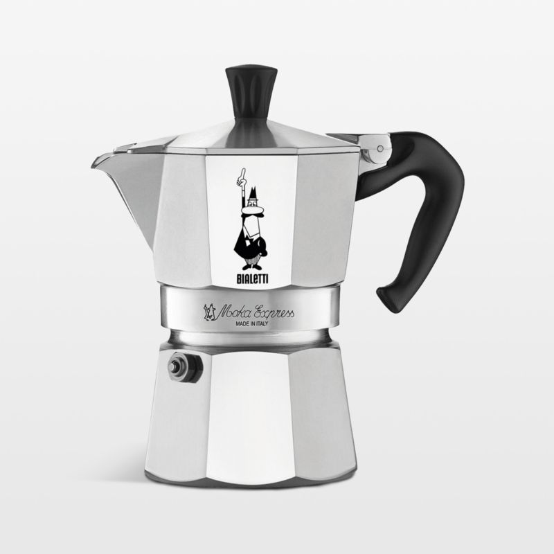 Bialetti Moka Aluminum 6 Cup Espresso Maker Reviews Crate Barrel