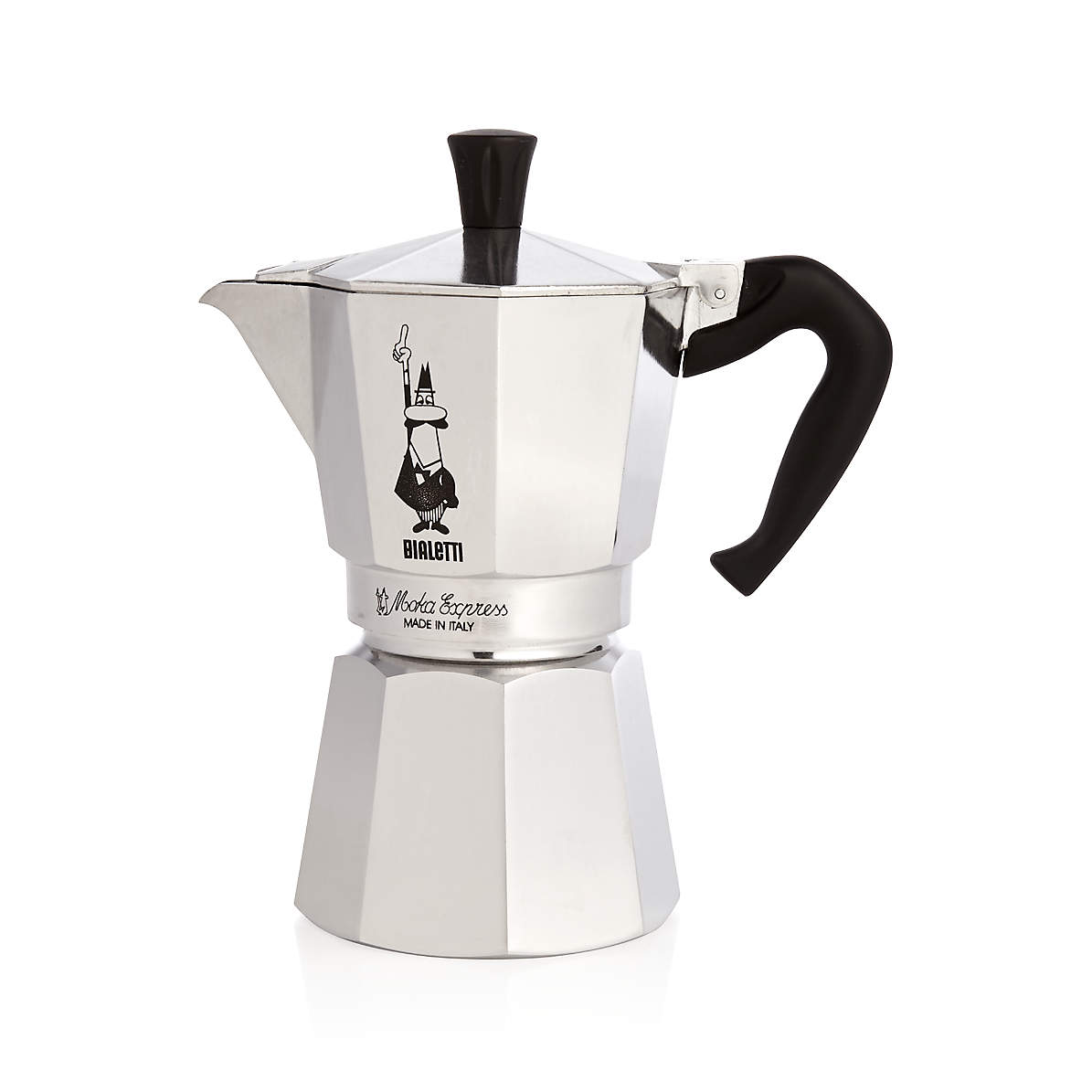 Bialetti Moka Express 6 Cup Espresso Maker/Percolator/Stovetop/Filter  Coffee Maker for an Italian Mocha: Italian Made