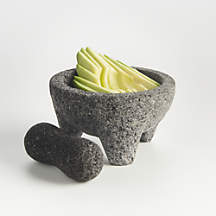 Small Stone Molcajete 4" + Reviews | Crate & Barrel