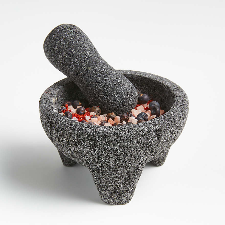 Small Stone Molcajete 4" + Reviews | Crate & Barrel