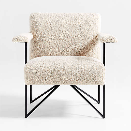 Off White Accent Chair Crate & Barrel