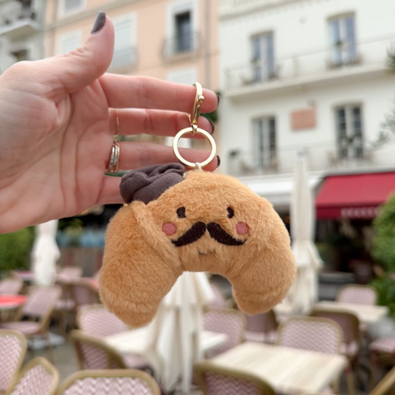 Mon Ami Croissant Kids Plush Bag Charm - image 1 of 3