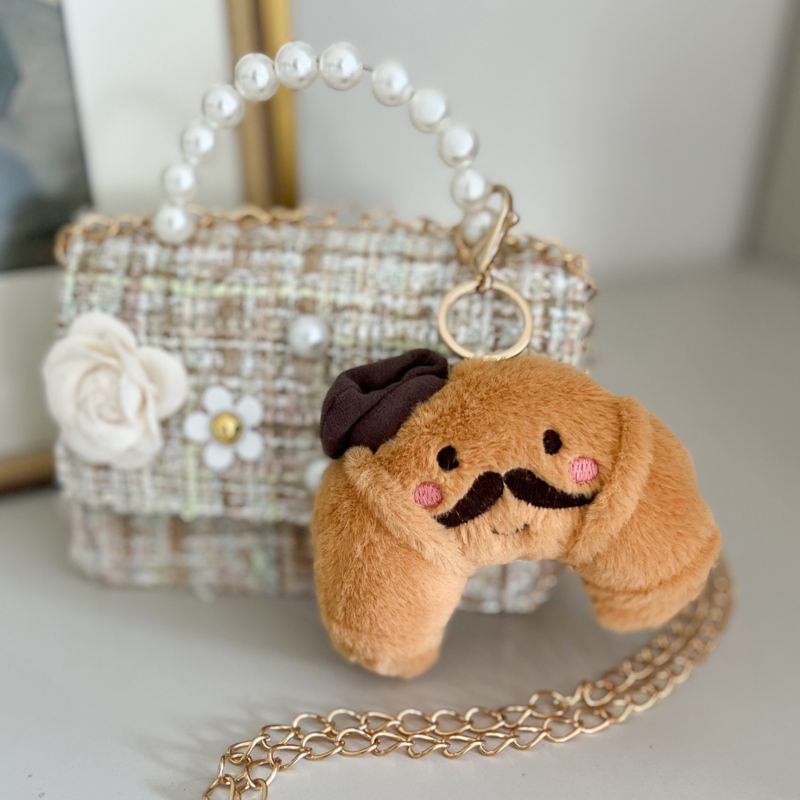 Mon Ami Croissant Kids Plush Bag Charm - image 2 of 3