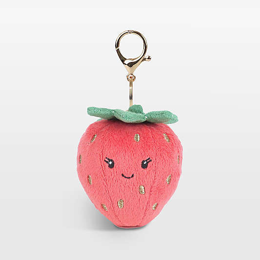 Mon Ami Strawberry Kids Plush Bag Charm
