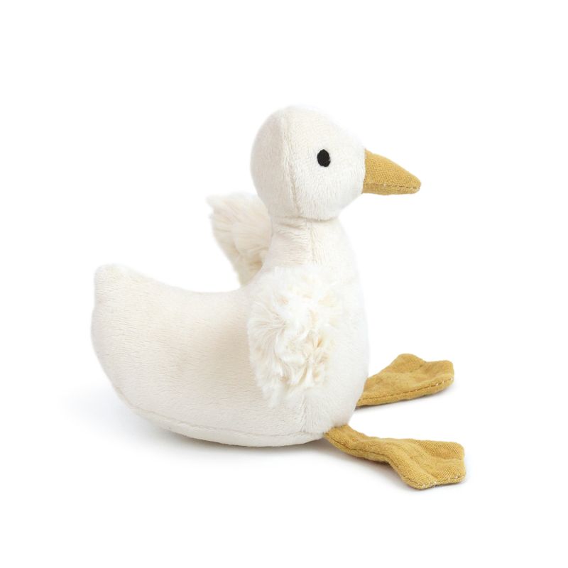 Mon Ami Pru Goose Plush Baby Rattle - image 2 of 3