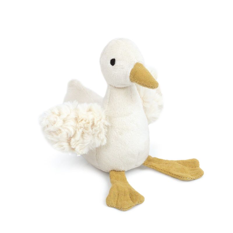 Mon Ami Pru Goose Plush Baby Rattle - image 1 of 3