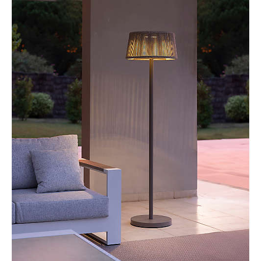 Mona Rope Outdoor Solar LED Floor Lamp