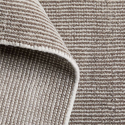 Monaco Performance Handwoven Brown Rug Swatch 12"x18"