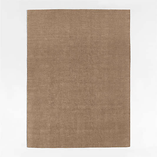 Monaco Performance Handwoven Camel Brown Area Rug