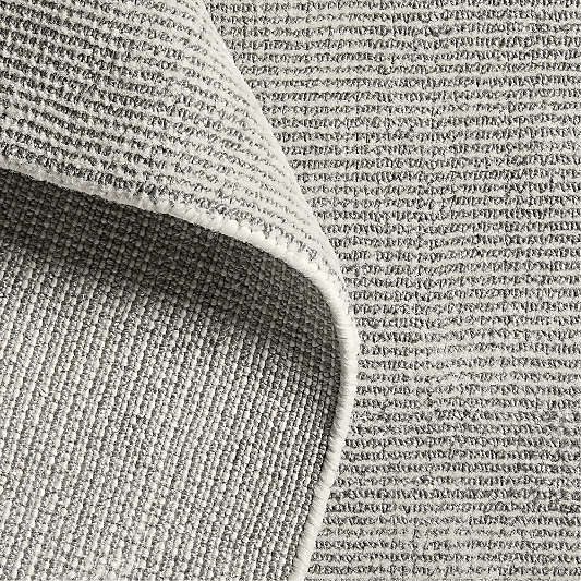 Monaco Performance Handwoven Grey Area Rug 6'x9'