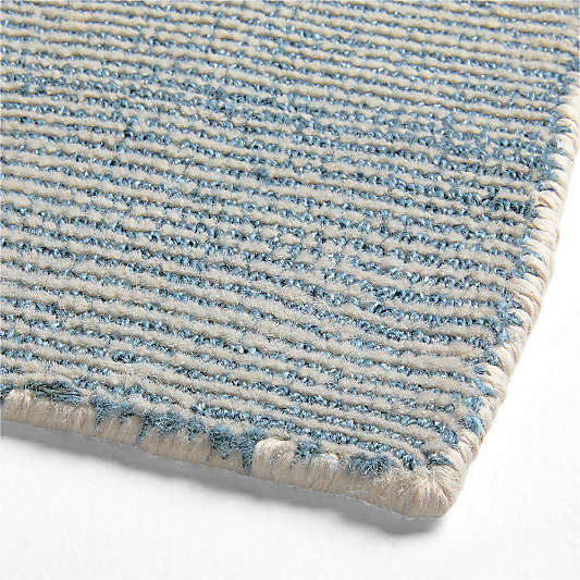 Monaco Performance Indoor/Outdoor Light Blue Area Rug 10'x14'