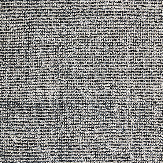 Monaco Performance Handwoven Navy Rug Swatch 12"x18"