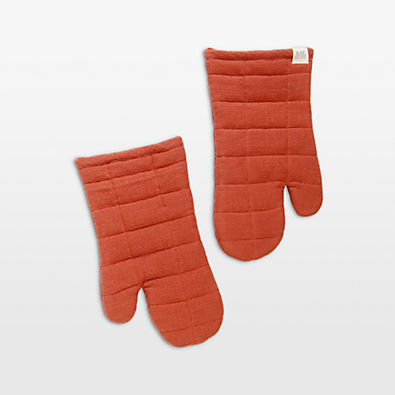 View Monaco Sierra Quilted Cotton Oven Mitt, Set of 2 details