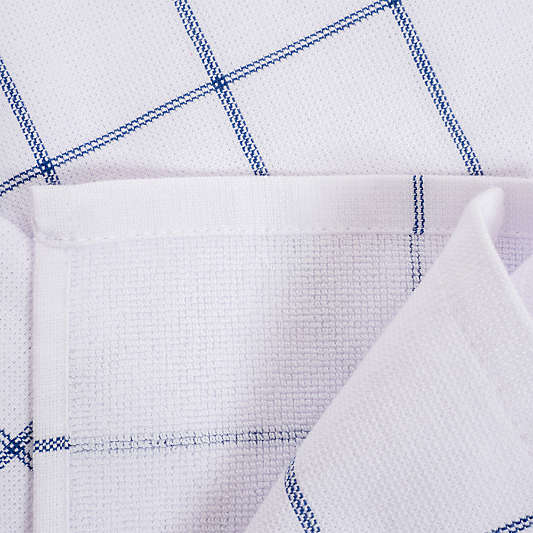 Monaco Dutch Blue Cotton Terry Kitchen Towel, Set of 6