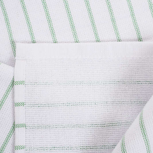 Monaco Mineral Green Cotton Terry Kitchen Towel, Set of 6