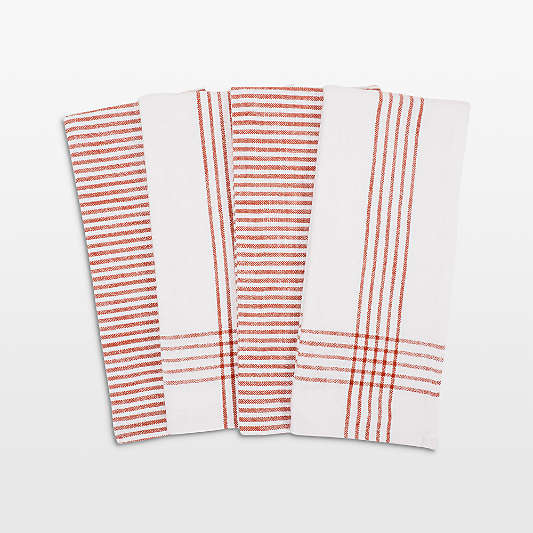 Monaco Spice Cotton Slub Kitchen Towel, Set of 4