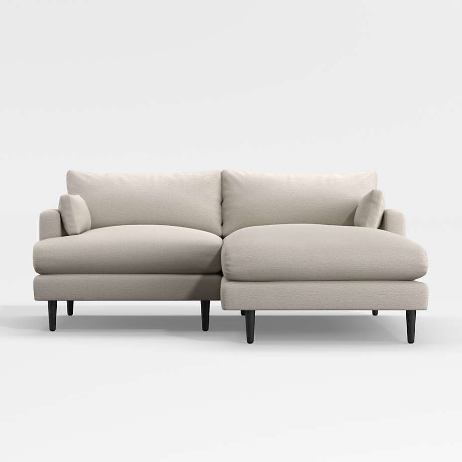 Monahan 2Piece Small Space Sectional Sofa + Reviews Crate & Barrel