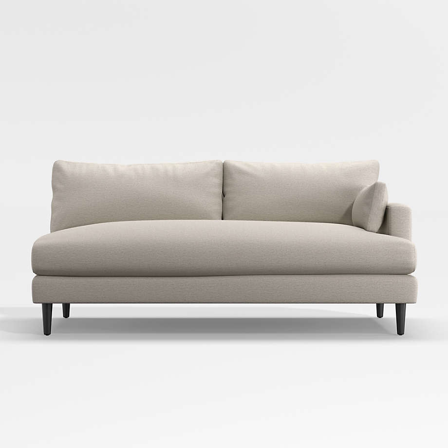 Monahan Right Arm Loveseat Sofa + Reviews Crate & Barrel
