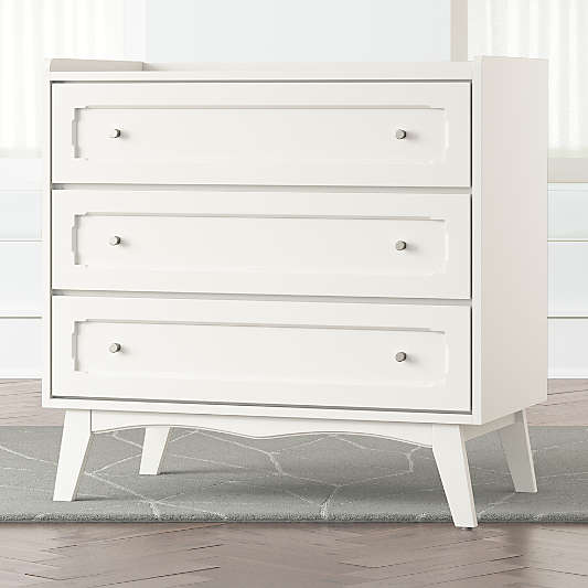 Kids Monarch White 3-Drawer Dresser