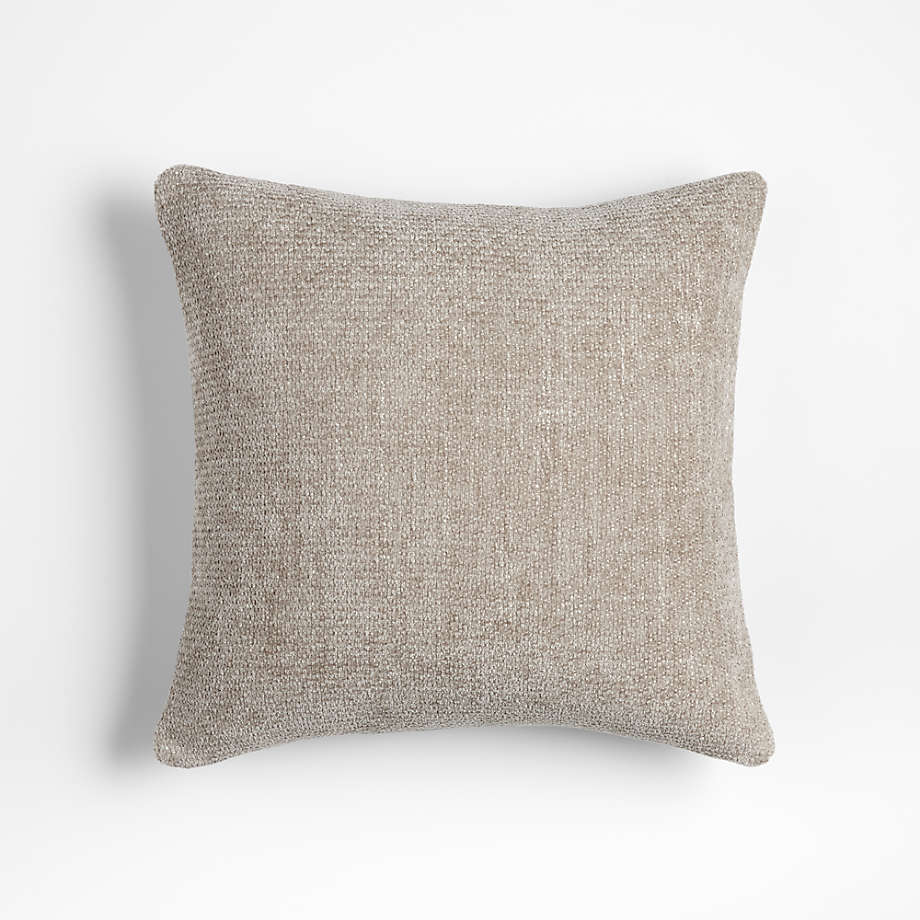 Shop Knit Quilted Top Decorative Square Pillow 18x18 Grey