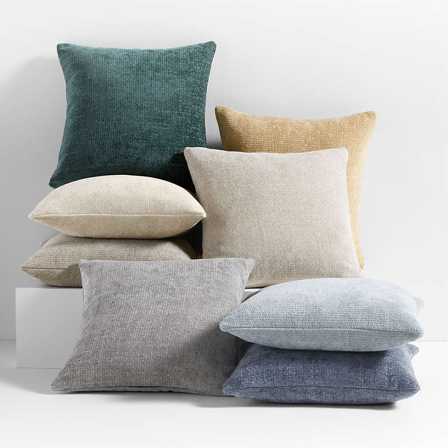 Denim blue throw clearance pillows