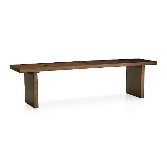 Monarch Shiitake 65" Solid Walnut Bench