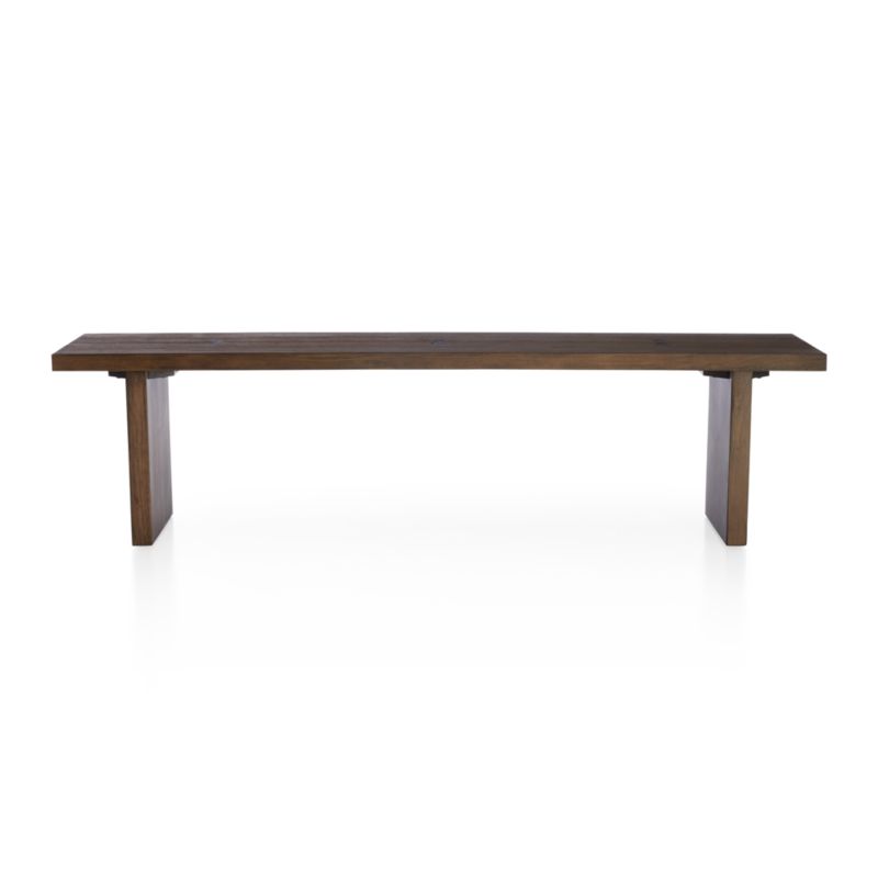 Monarch Shiitake 65" Solid Walnut Bench